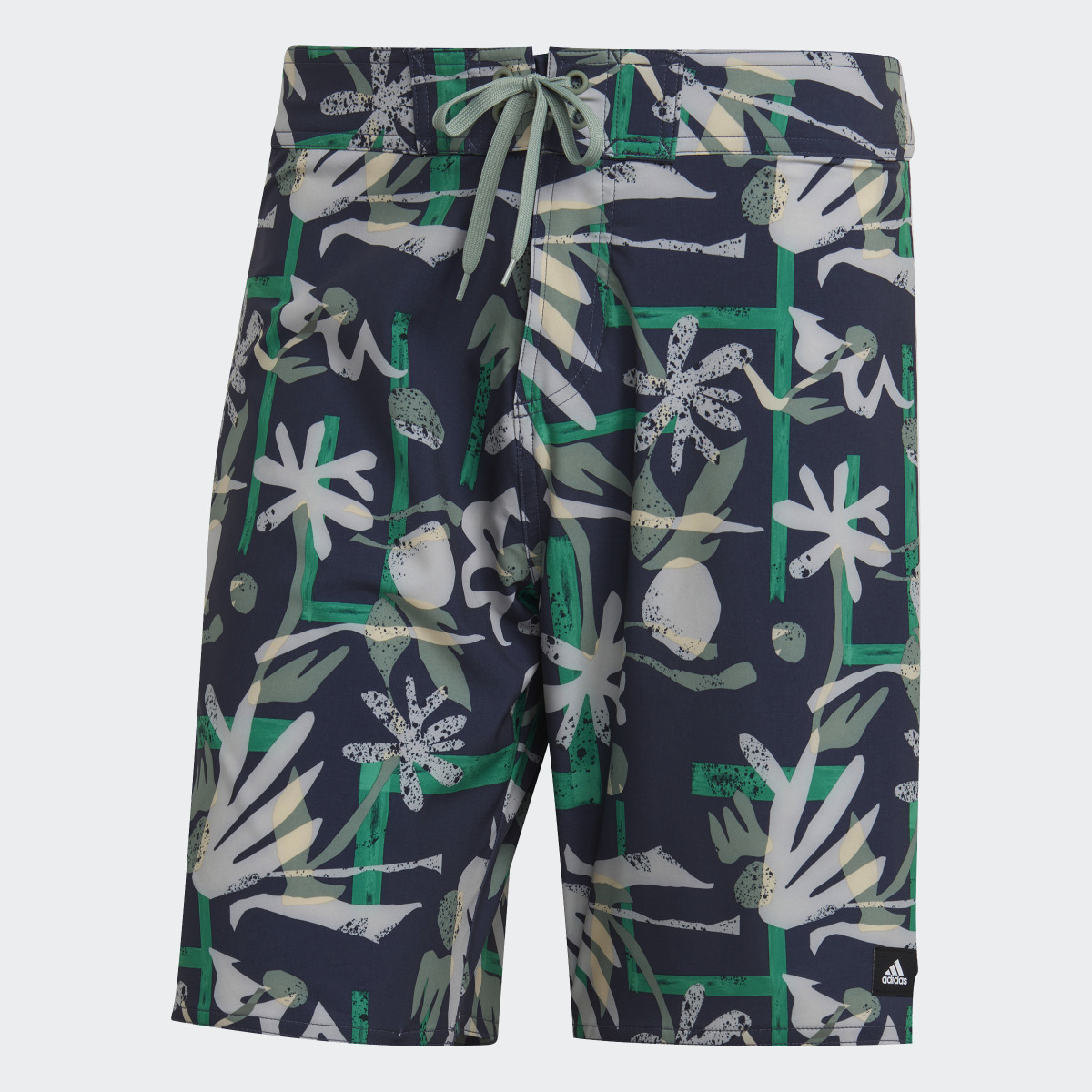 Adidas Seasonal Floral Beach Tech Shorts. 4