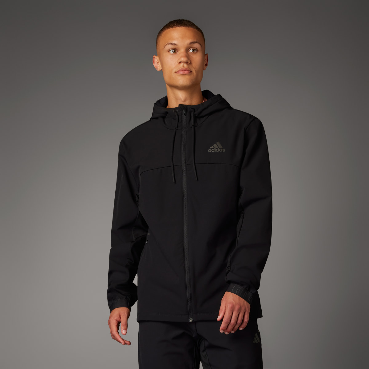 Adidas COLD.RDY Full-Zip Workout Hoodie. 10