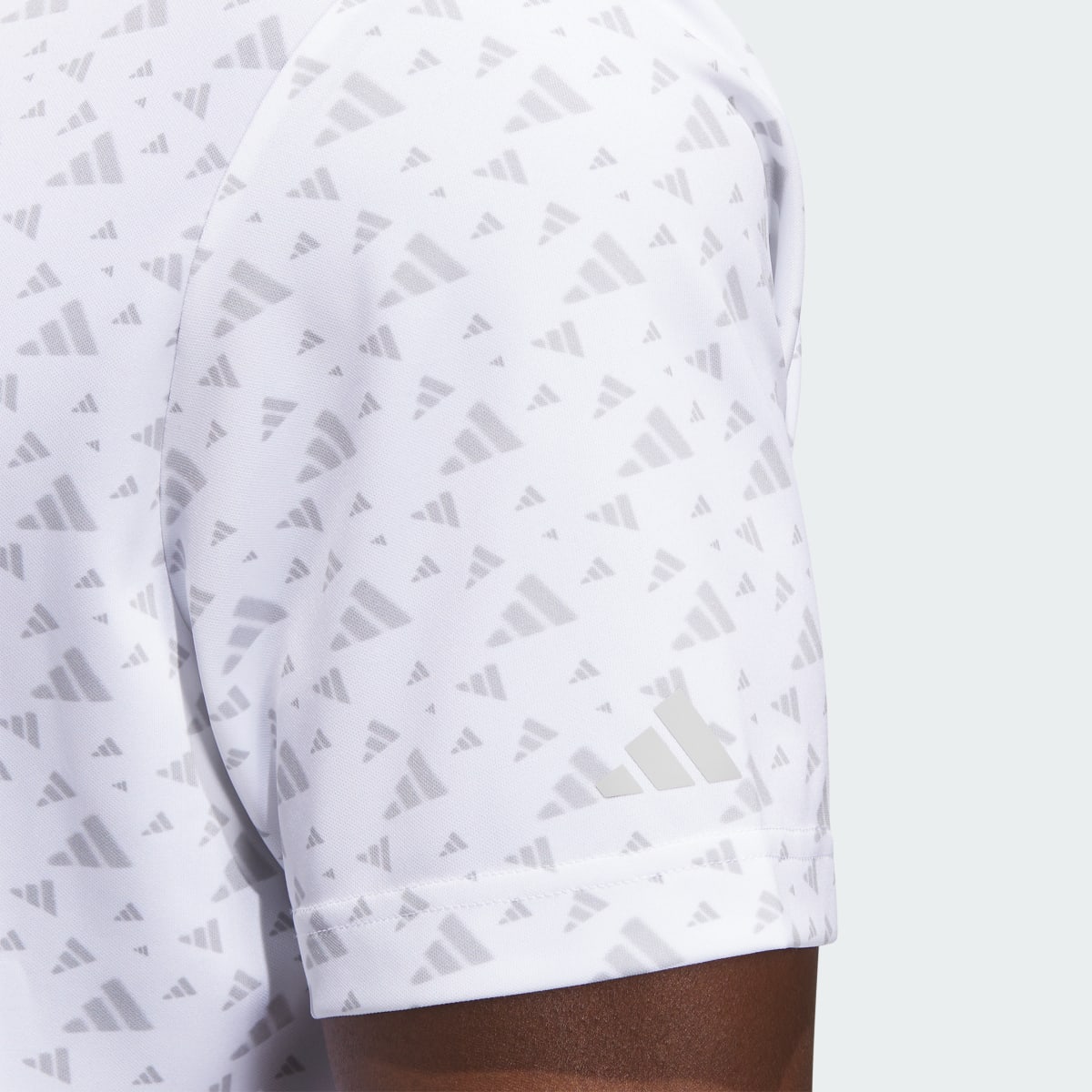 Adidas Core Allover Print Polo Shirt. 7