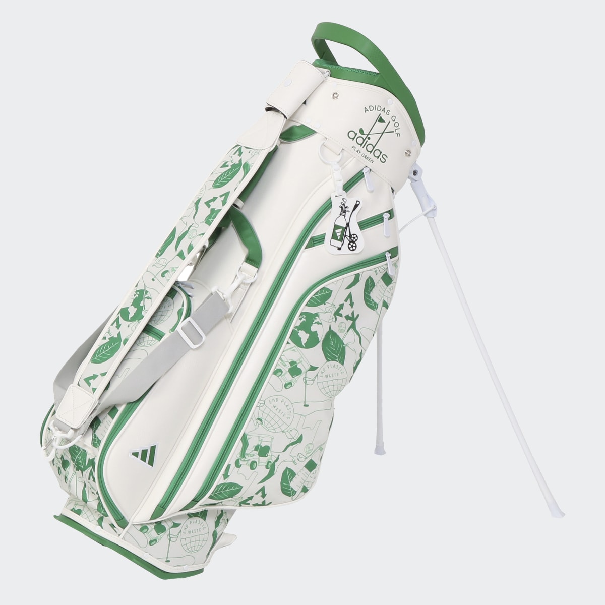 Adidas Bolsa de Golf Tripode Play Green. 10