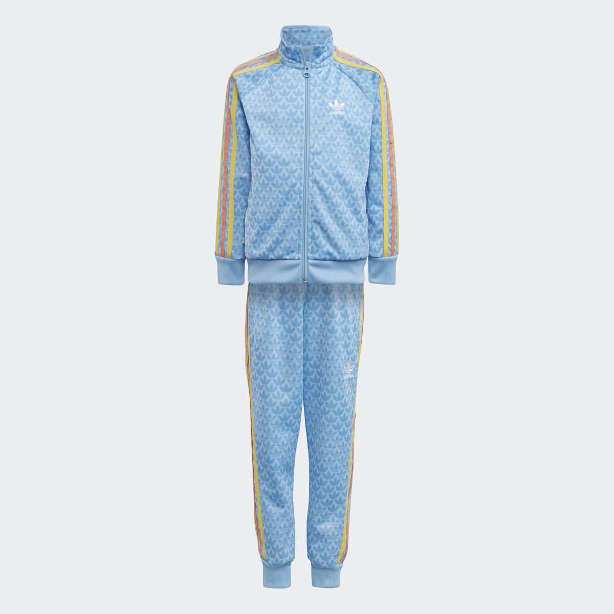 Adidas Monogram Print Track Suit. 4