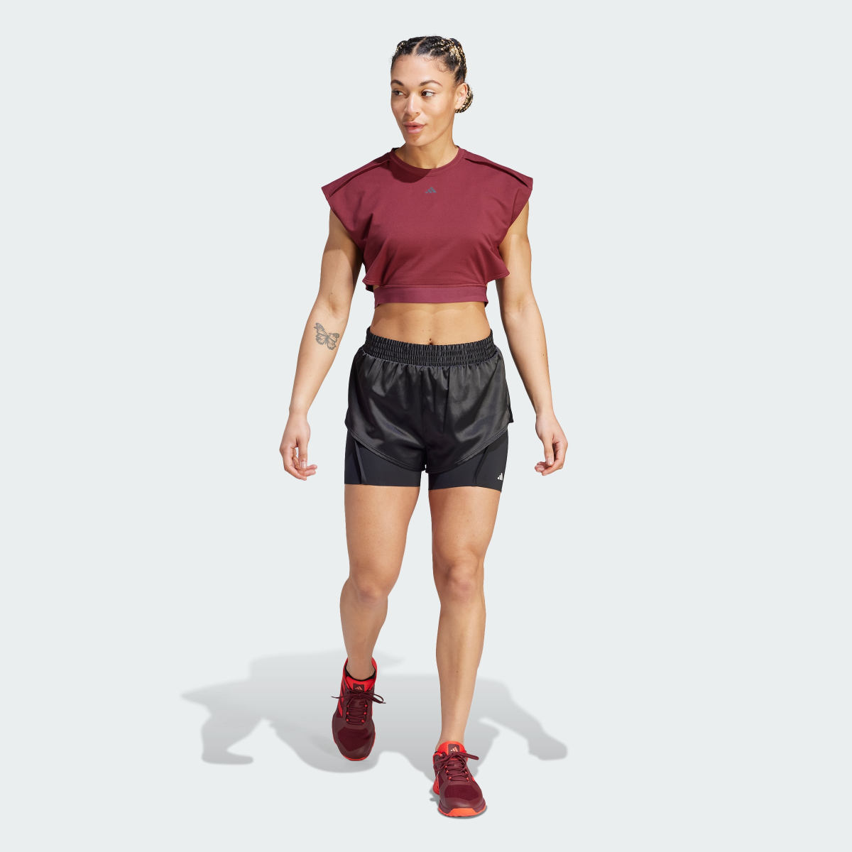 Adidas Power AEROREADY 2-in-1 Shorts. 5