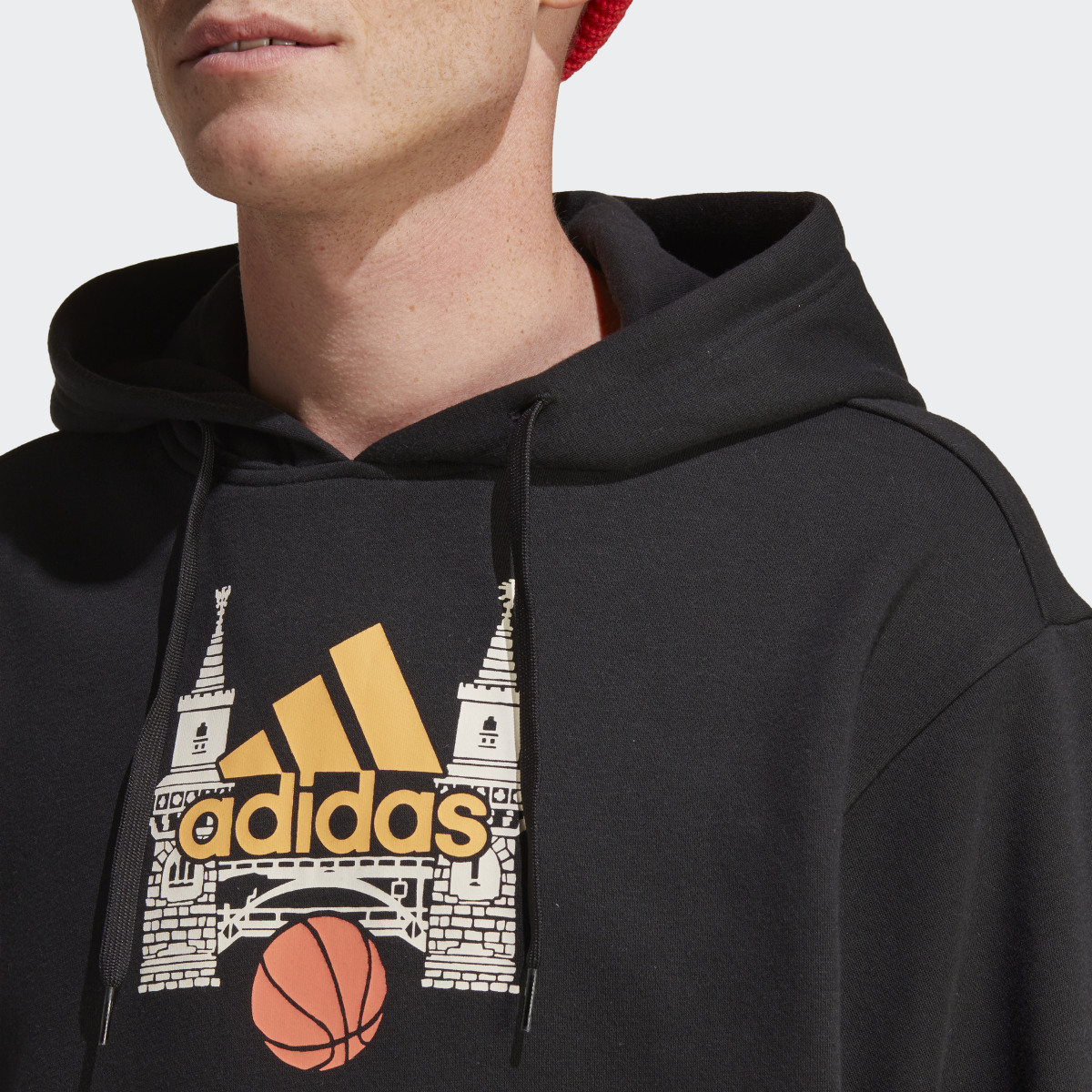 Adidas Felpa con cappuccio Graphic. 5