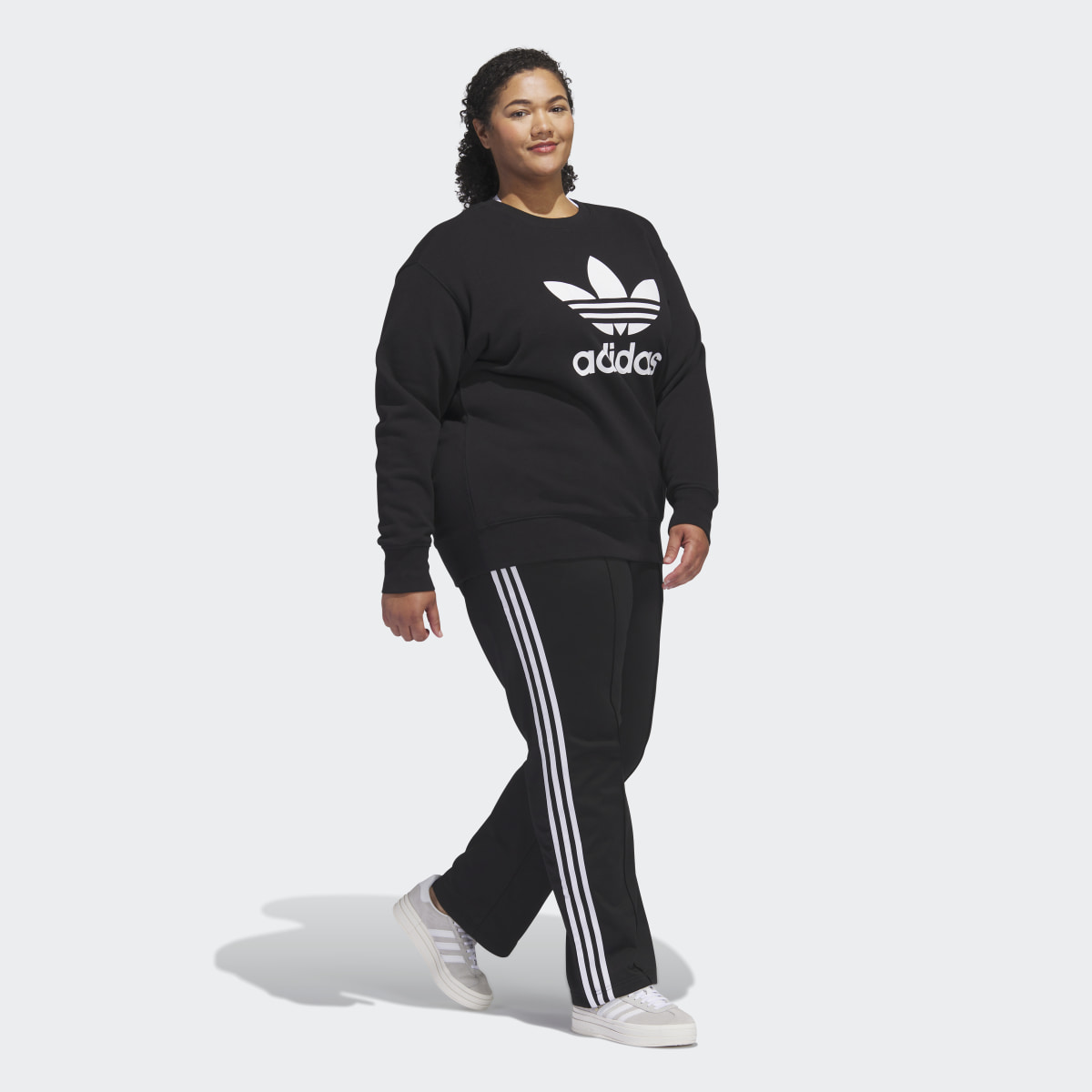 Adidas TREFOIL CREW SWEATSHIRT (Talla Grande). 4