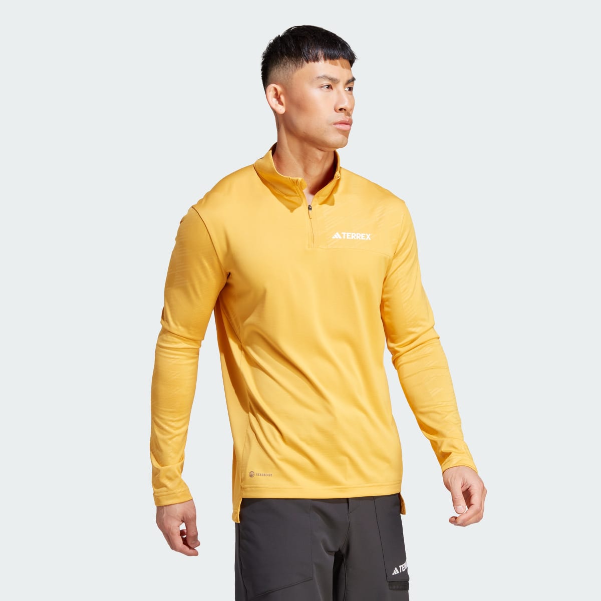 Adidas T-shirt manches longues à demi-zip Terrex Multi. 5