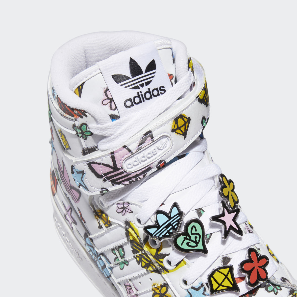 Adidas Jeremy Scott Forum 84 Hi Mono Shoes. 11