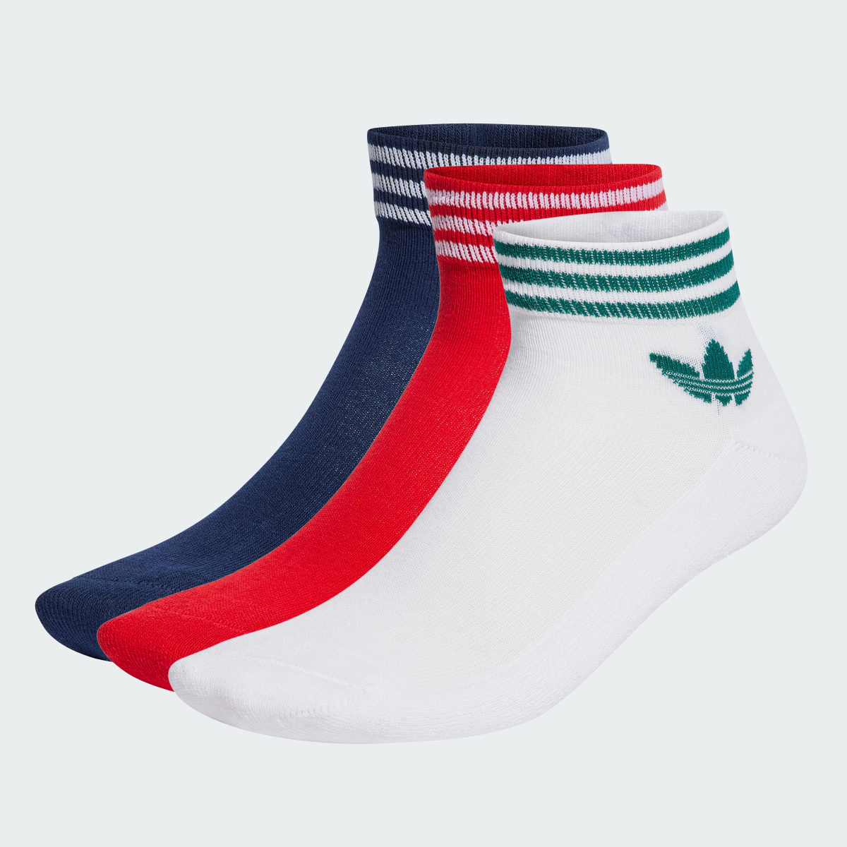 Adidas trefoil ankle socks store