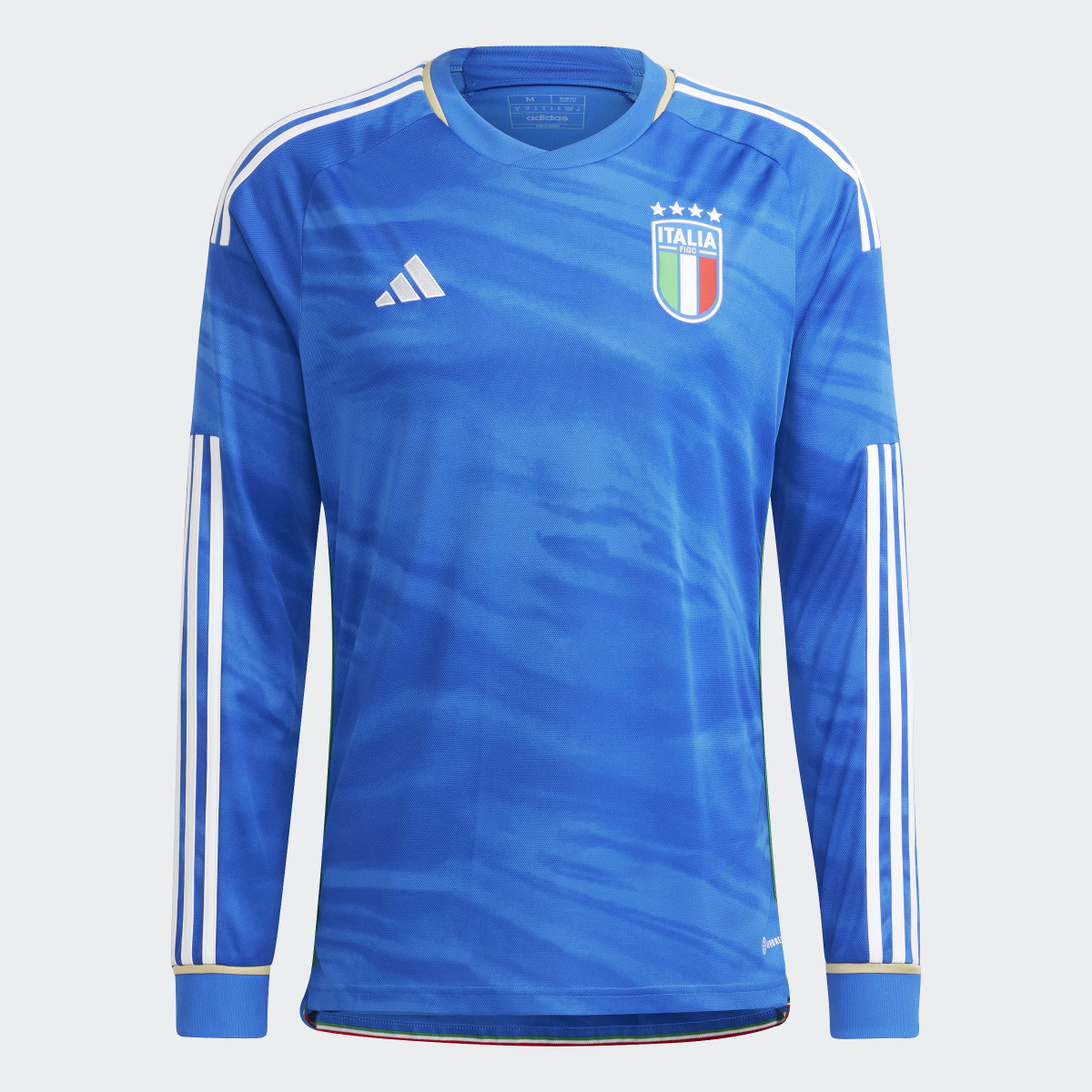 Adidas Italy 23 Home Long Sleeve Jersey. 6