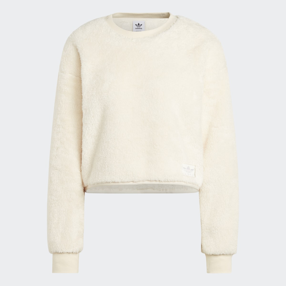 Adidas Essentials+ Fluffy Teddy Sweater. 4