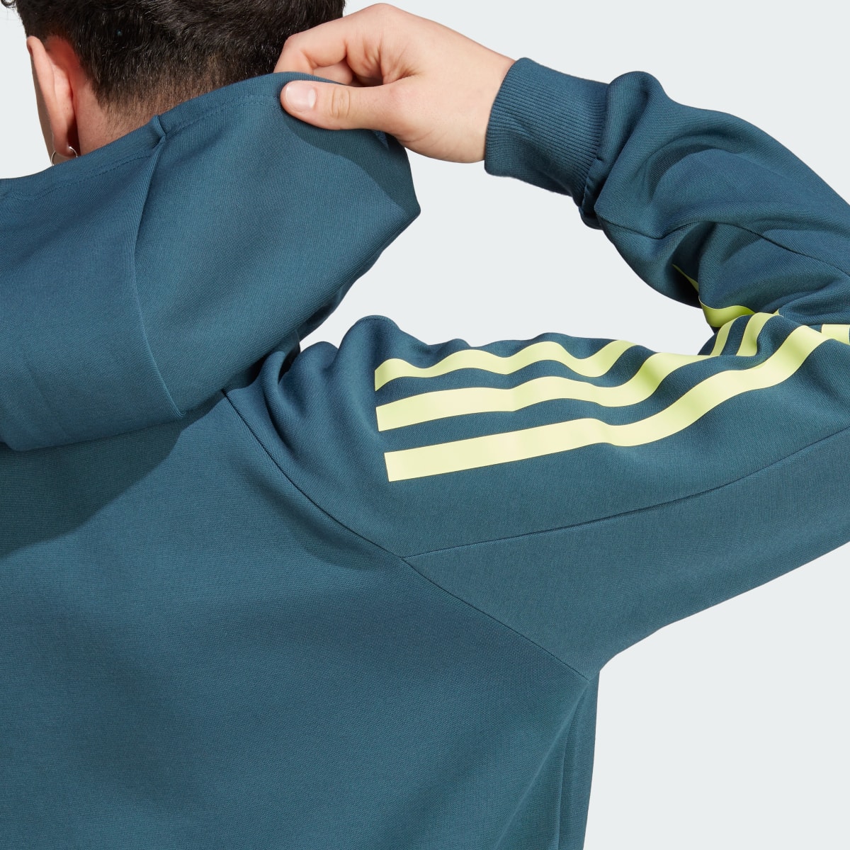Adidas Felpa con cappuccio Future Icons 3-Stripes Full-Zip. 7