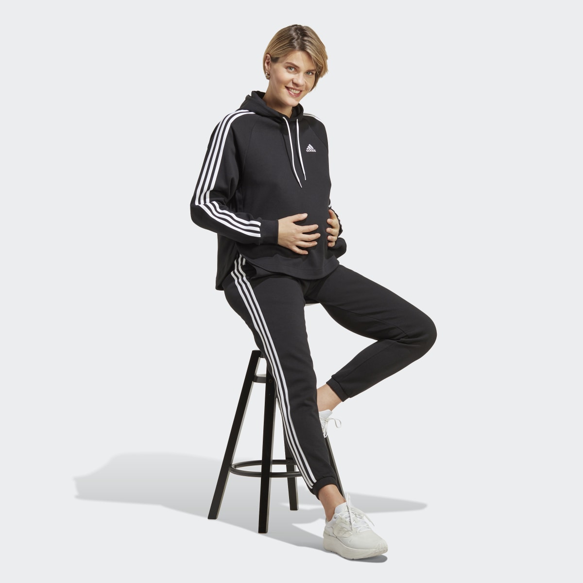 Adidas Felpa con cappuccio Over-the-Head (Maternity). 4