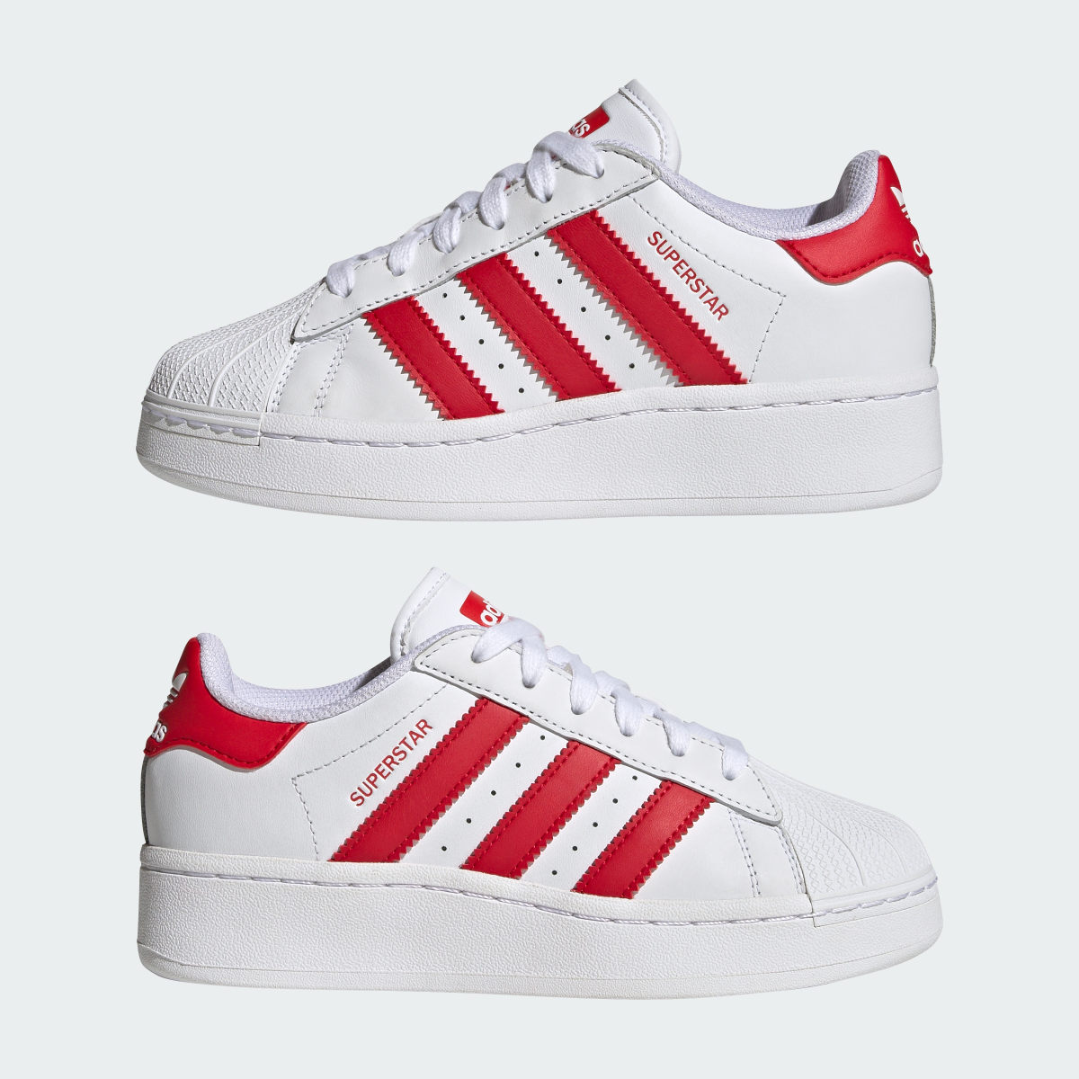 Adidas Tenis Superstar XLG Para Niños. 8