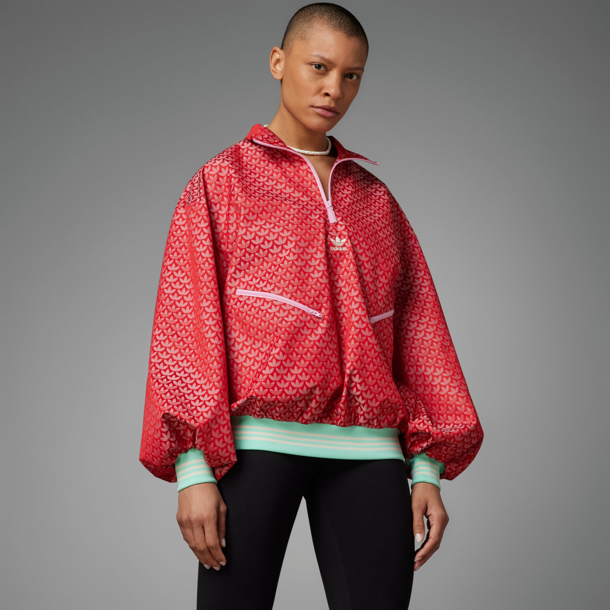 【2024福袋】 Half-Zip 70s Adicolor Adidas Monogram IK7884 - Windbreaker 財布・ケース・小物入れ
