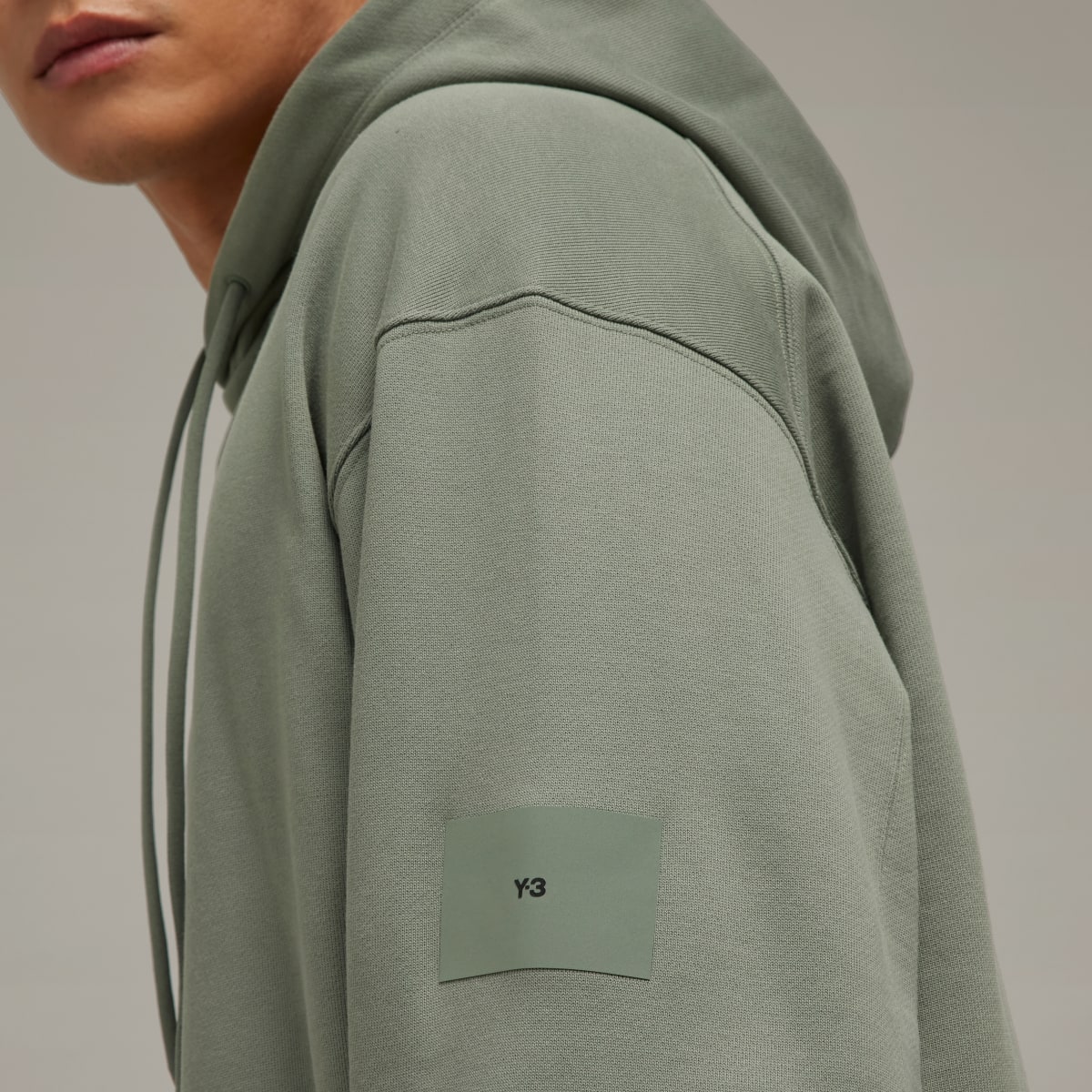 Adidas Sweat-shirt à capuche ras-du-cou en coton bio Y-3. 6