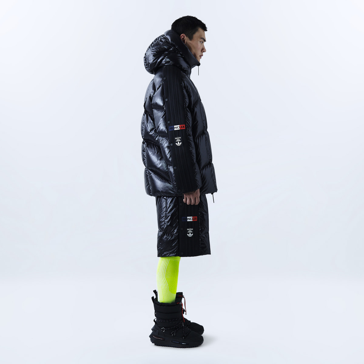 Adidas Pantalón corto Bermuda Down-Filled Moncler x adidas Originals. 4 Adidas Pantalón corto Bermuda Down-Filled Moncler x adidas Originals. 4