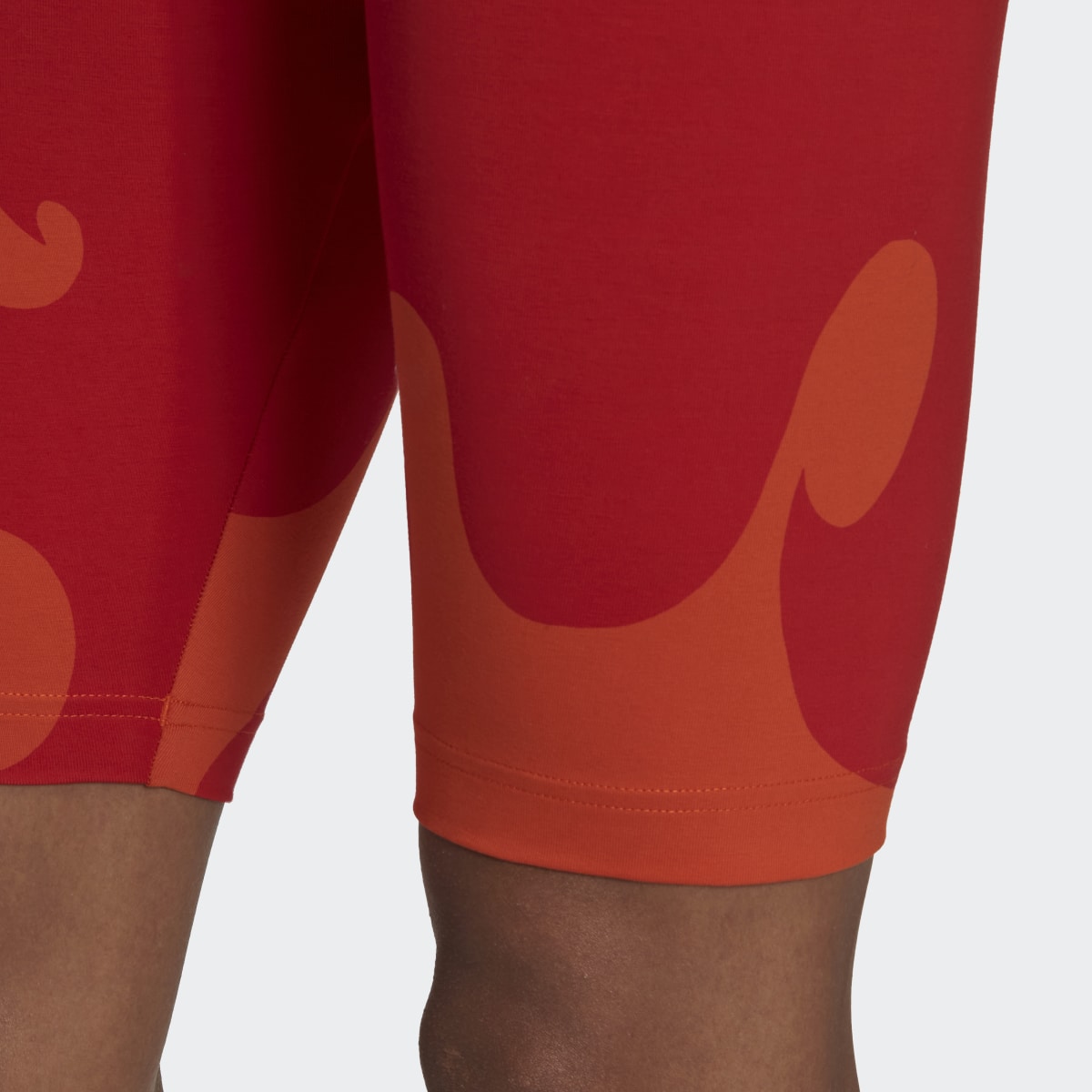 Adidas Marimekko Rib Short Leggings Knee Length. 6