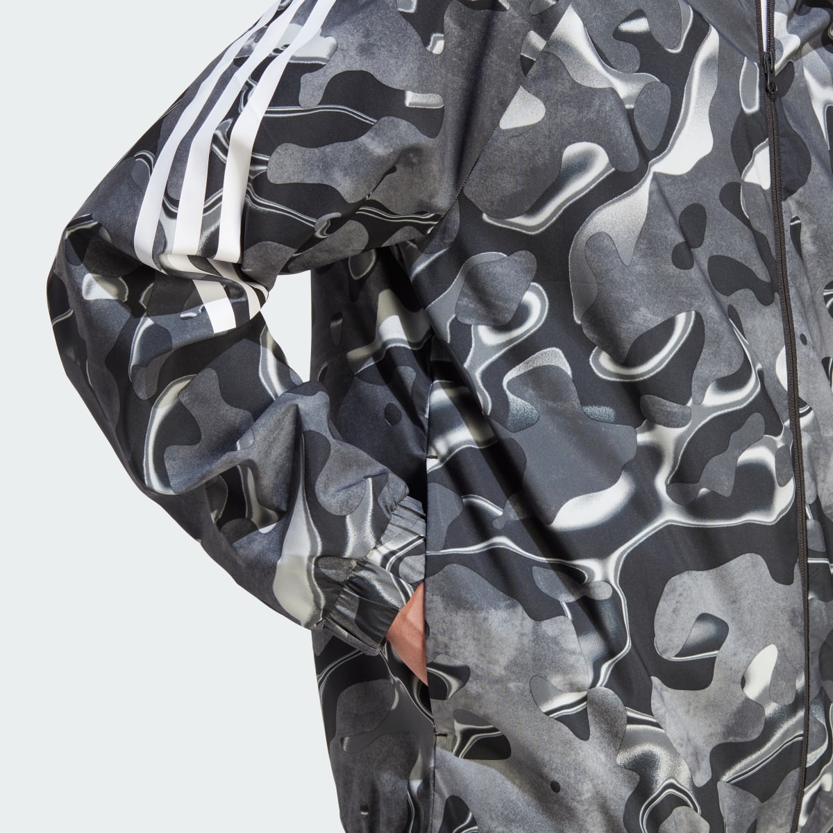 Adidas Future Icons Allover Print Full-Zip Hoodie. 7