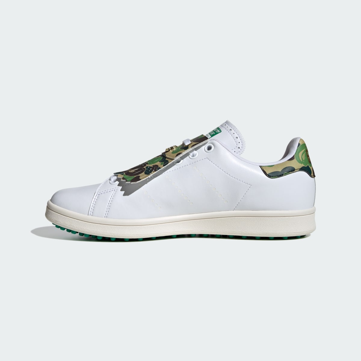 Adidas BAPE x adidas Stan Smith Golf Shoes. 11