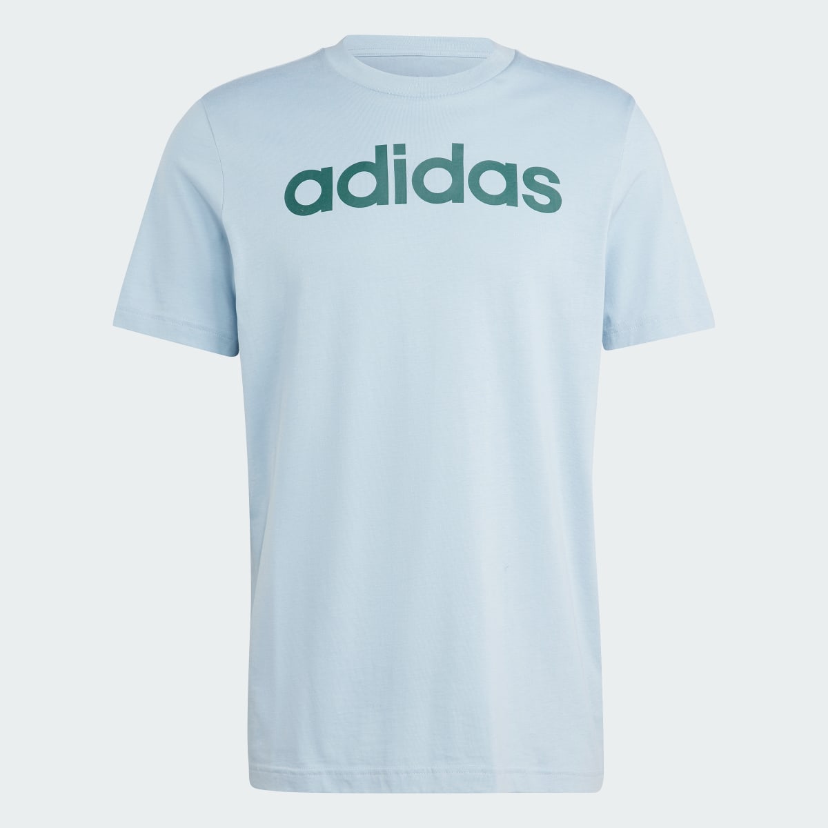 Adidas Essentials Single Jersey Linear Embroidered Logo T-Shirt. 5