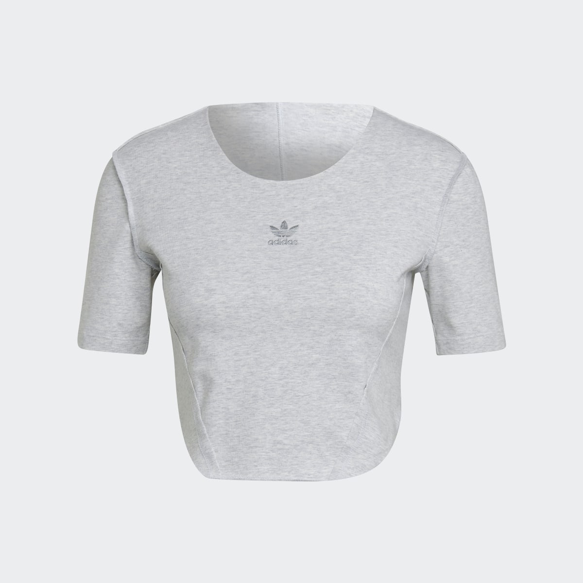 Adidas Crop Loungewear T-Shirt. 4