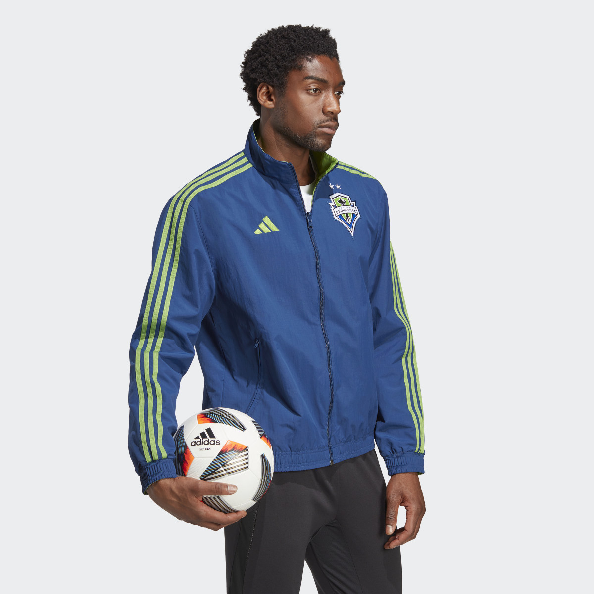 Adidas Seattle Sounders FC Anthem Jacket. 5