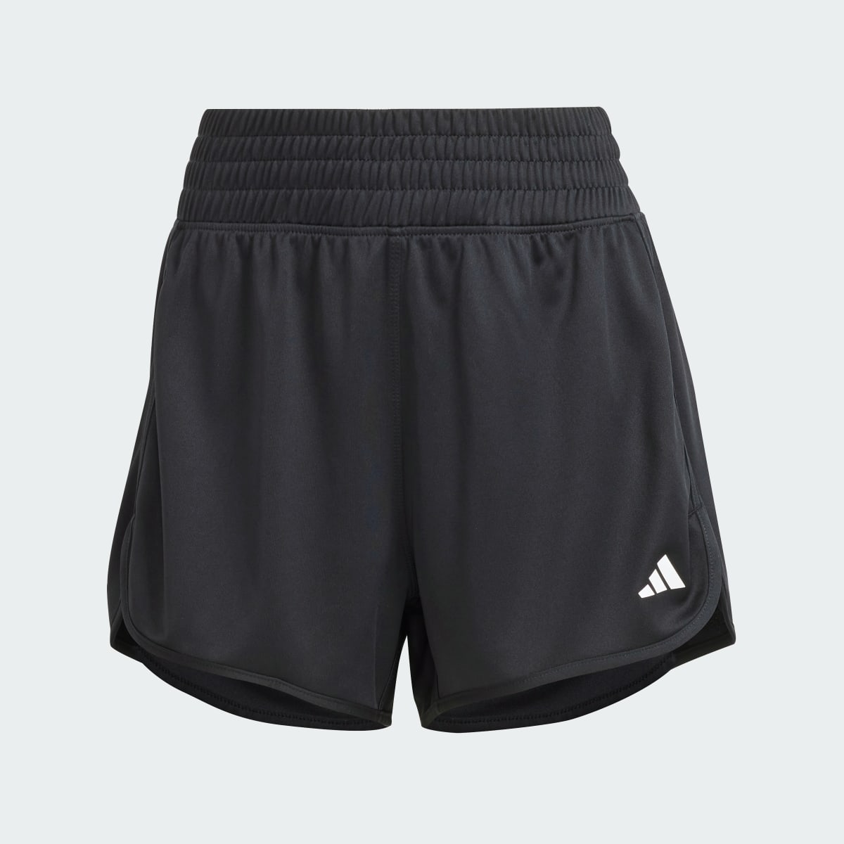 Adidas Pacer Essentials Knit High-Rise Shorts. 4