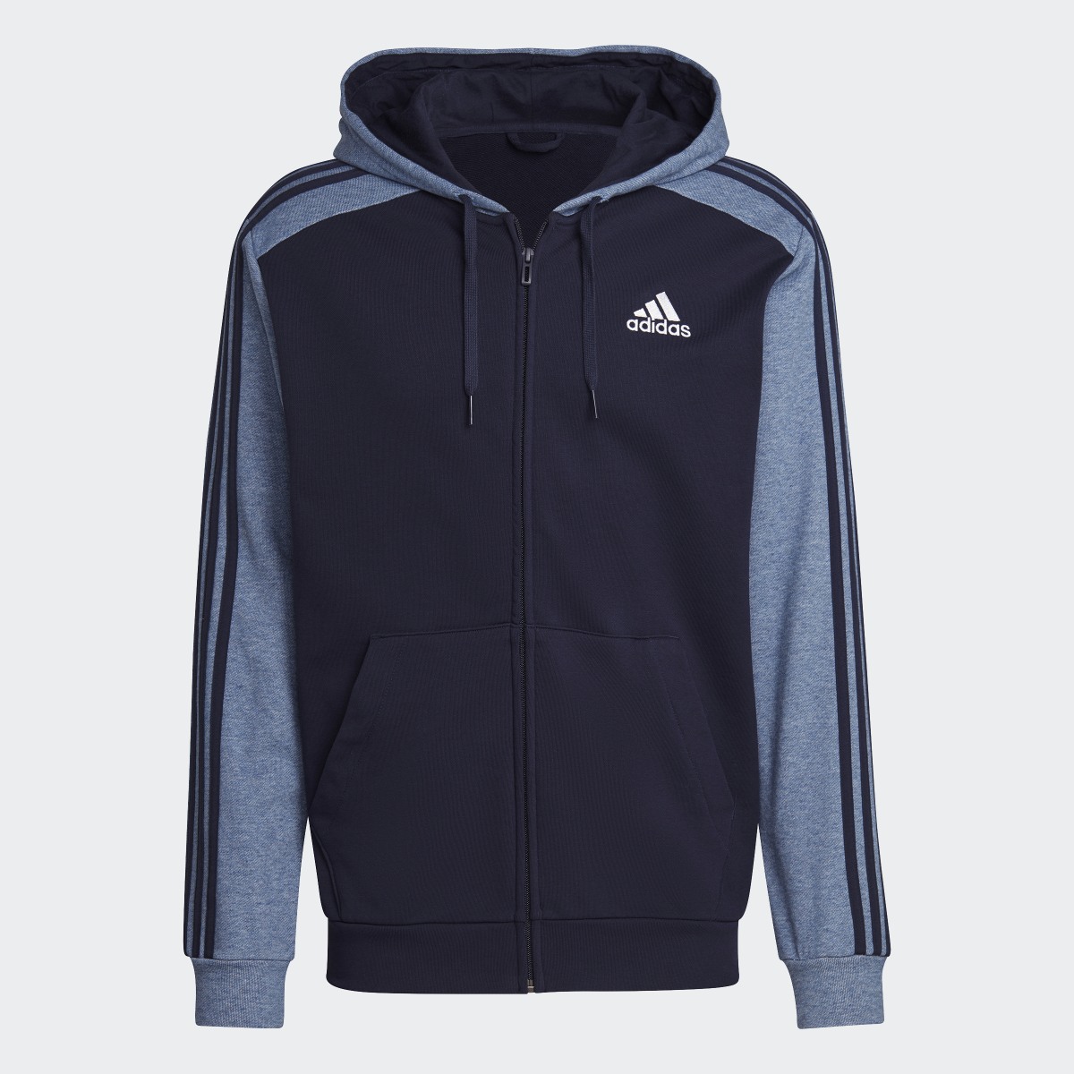 Adidas Chaqueta con capucha Essentials Mélange French Terry. 5