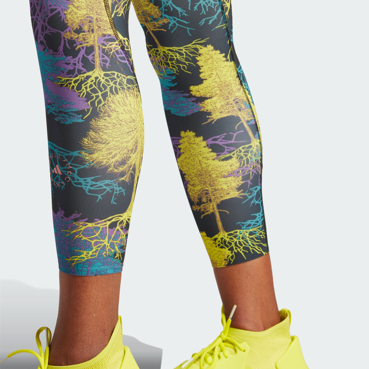 Adidas by Stella McCartney TruePurpose Optime Printed 7/8 Training Taytı. 7