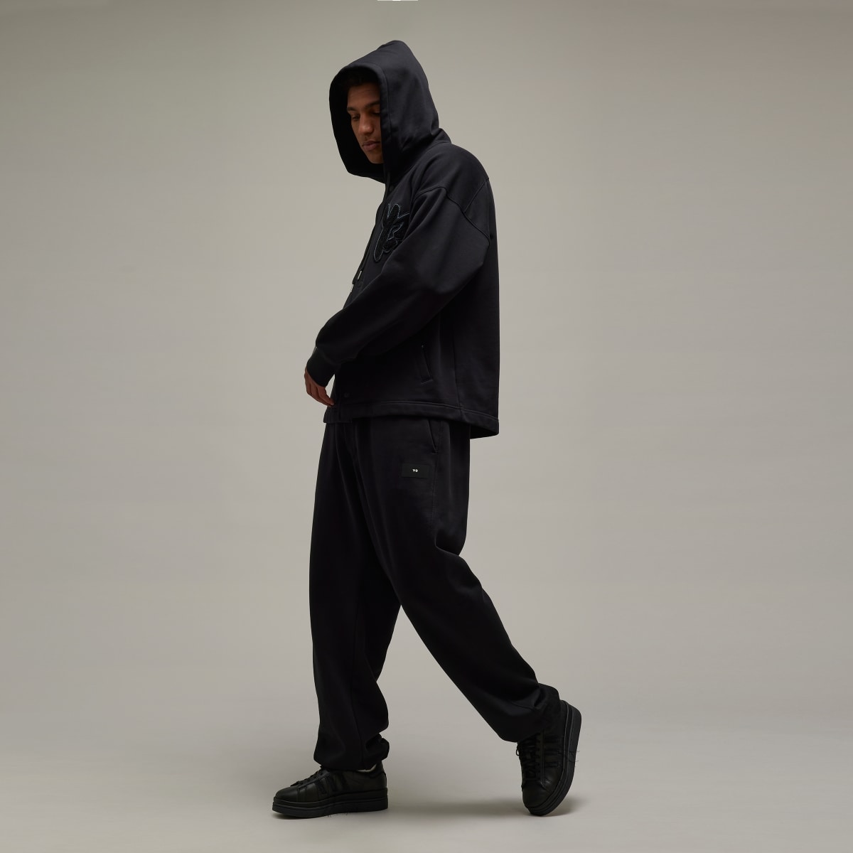 Adidas Y-3 Organic Cotton Terry Cuff Straight Pants. 4