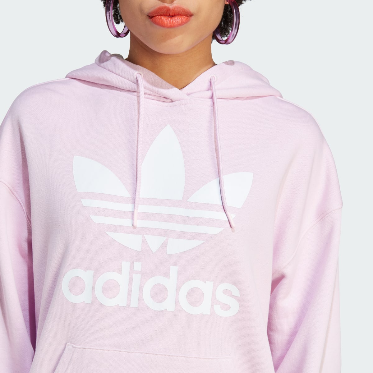 Adidas Sudadera con Gorro Trifolio. 6