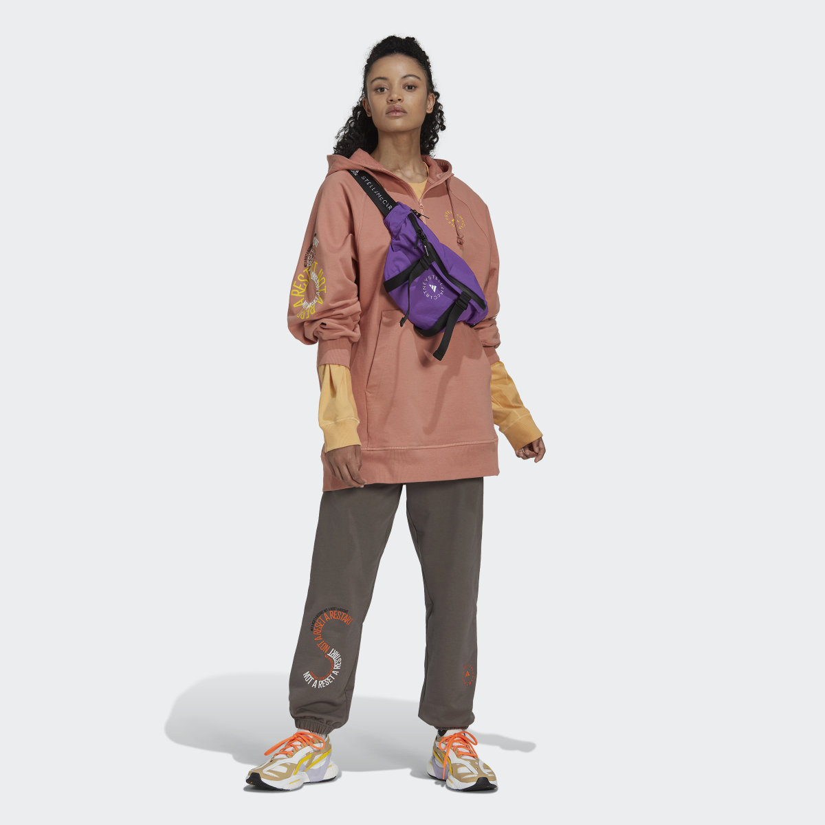 Adidas Sudadera con capucha adidas by Stella McCartney Pull-On (Género neutro). 4