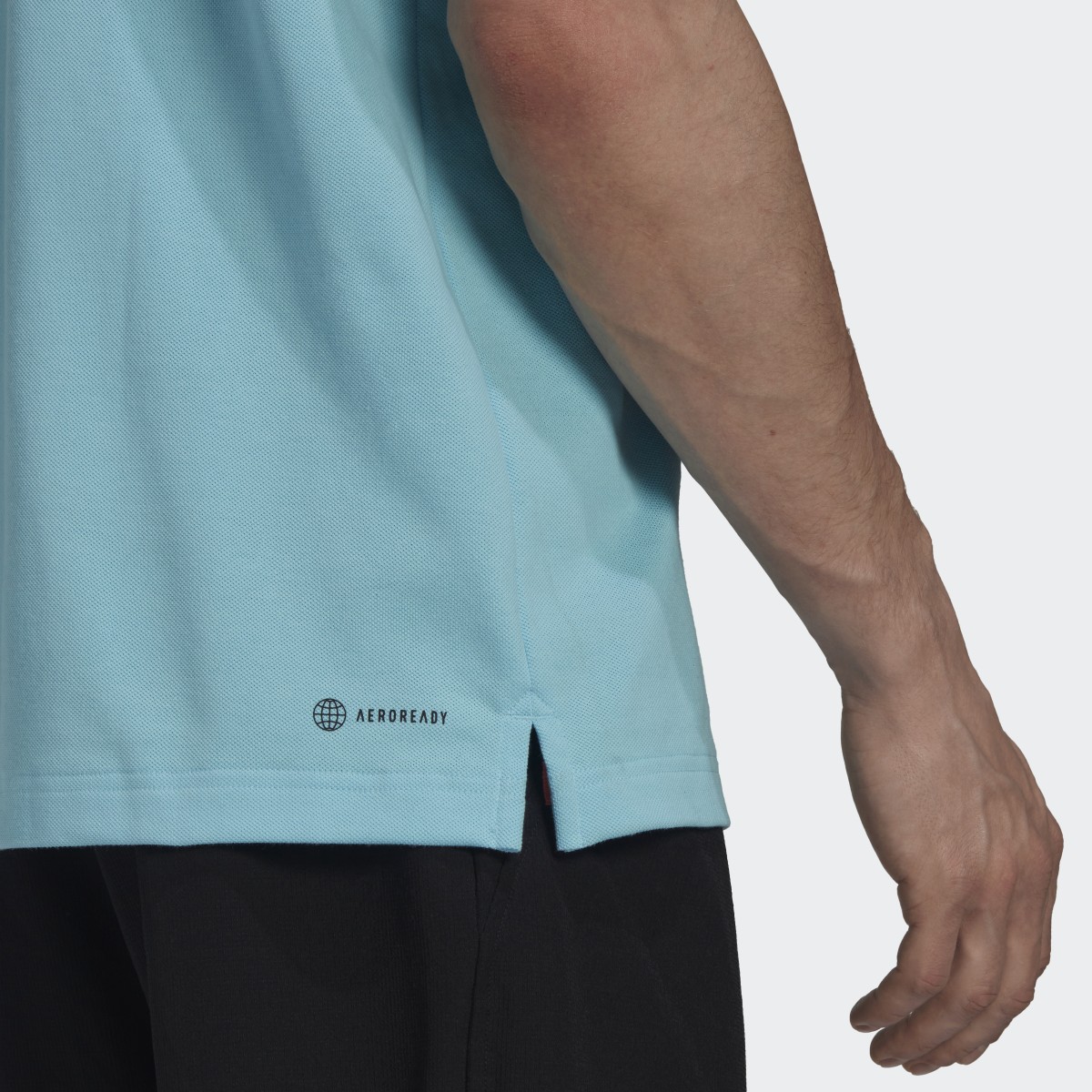 Adidas Clubhouse 3-Bar Tennis Polo Shirt. 7