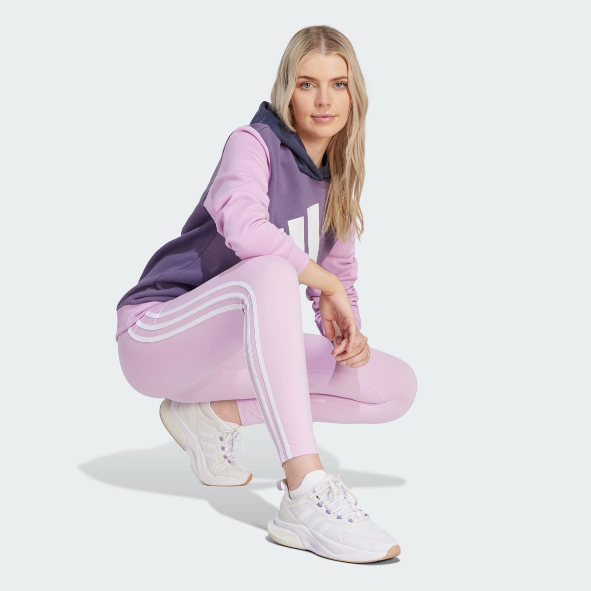 Adidas Bluza z kapturem Essentials Logo Boyfriend Fleece. 4