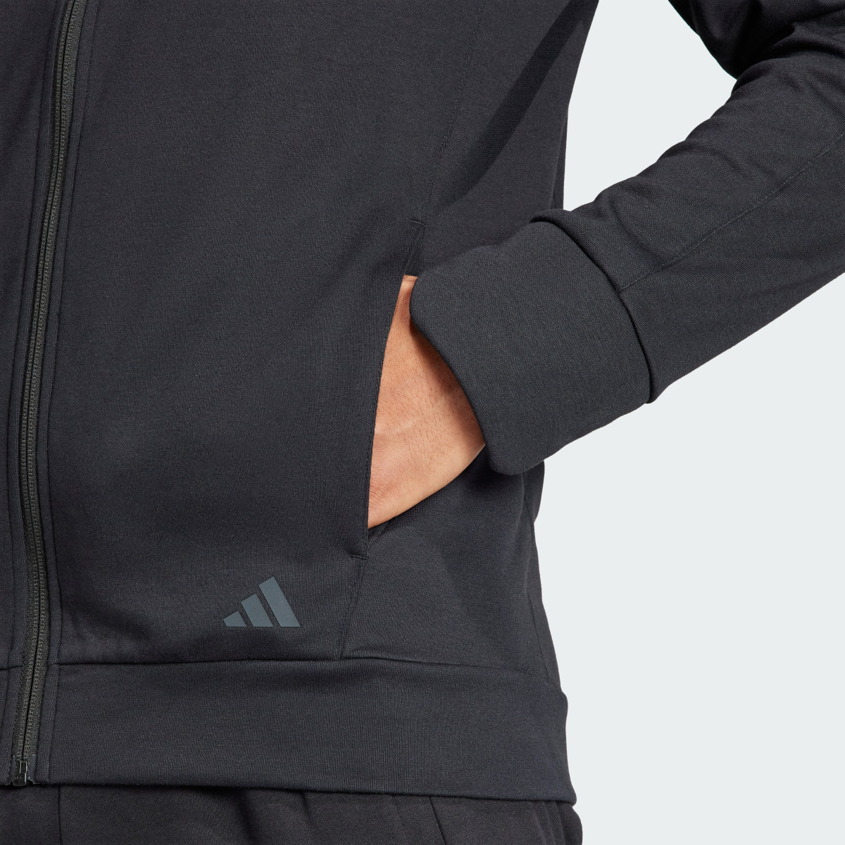 Adidas Yoga Training Full-Zip Kapüşonlu Üst. 7