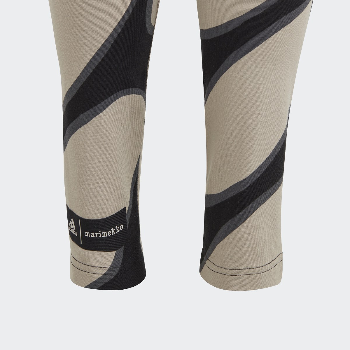 Adidas Marimekko Allover Print Cotton Leggings. 5