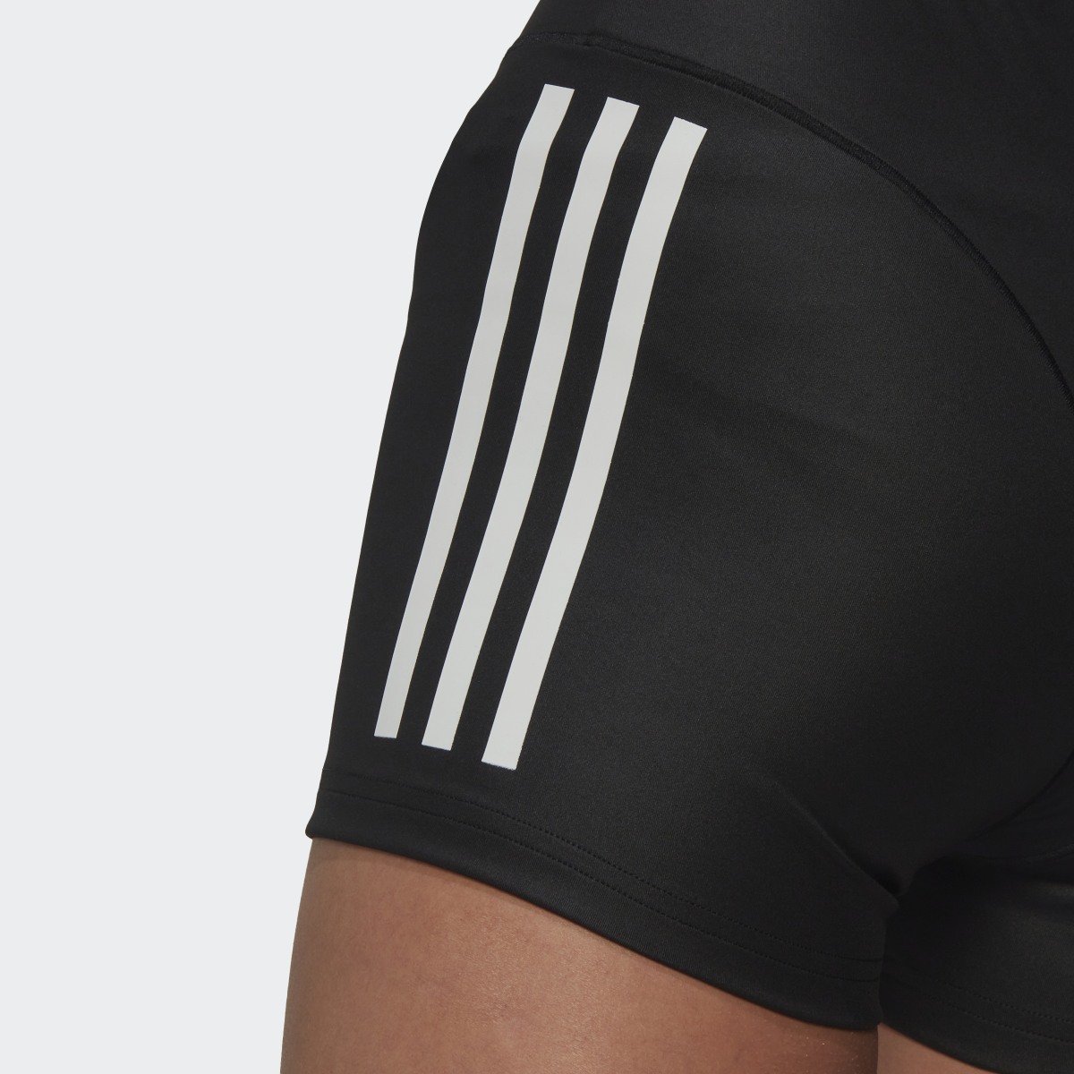 Adidas Hyperglam 3-Streifen kurze Leggings. 9