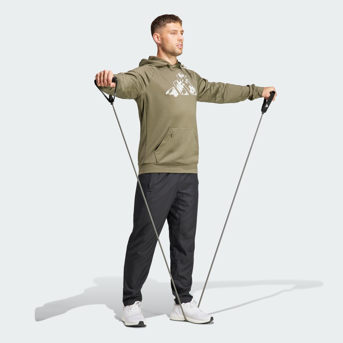 Adidas Game and Go Camo Big Logo Training Hoodie. 4