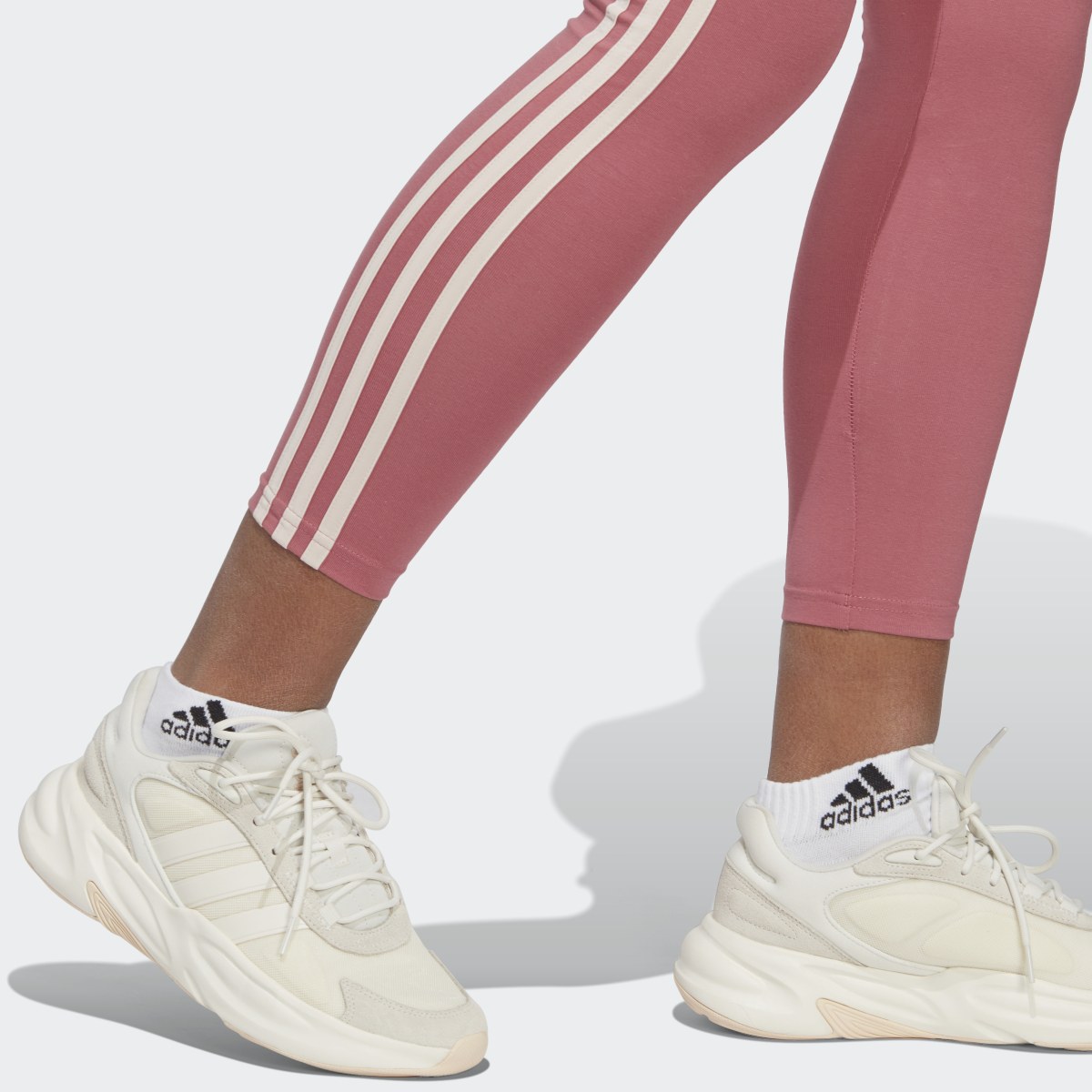 Adidas Essentials 3-Stripes High-Waisted Single Jersey Tayt. 6