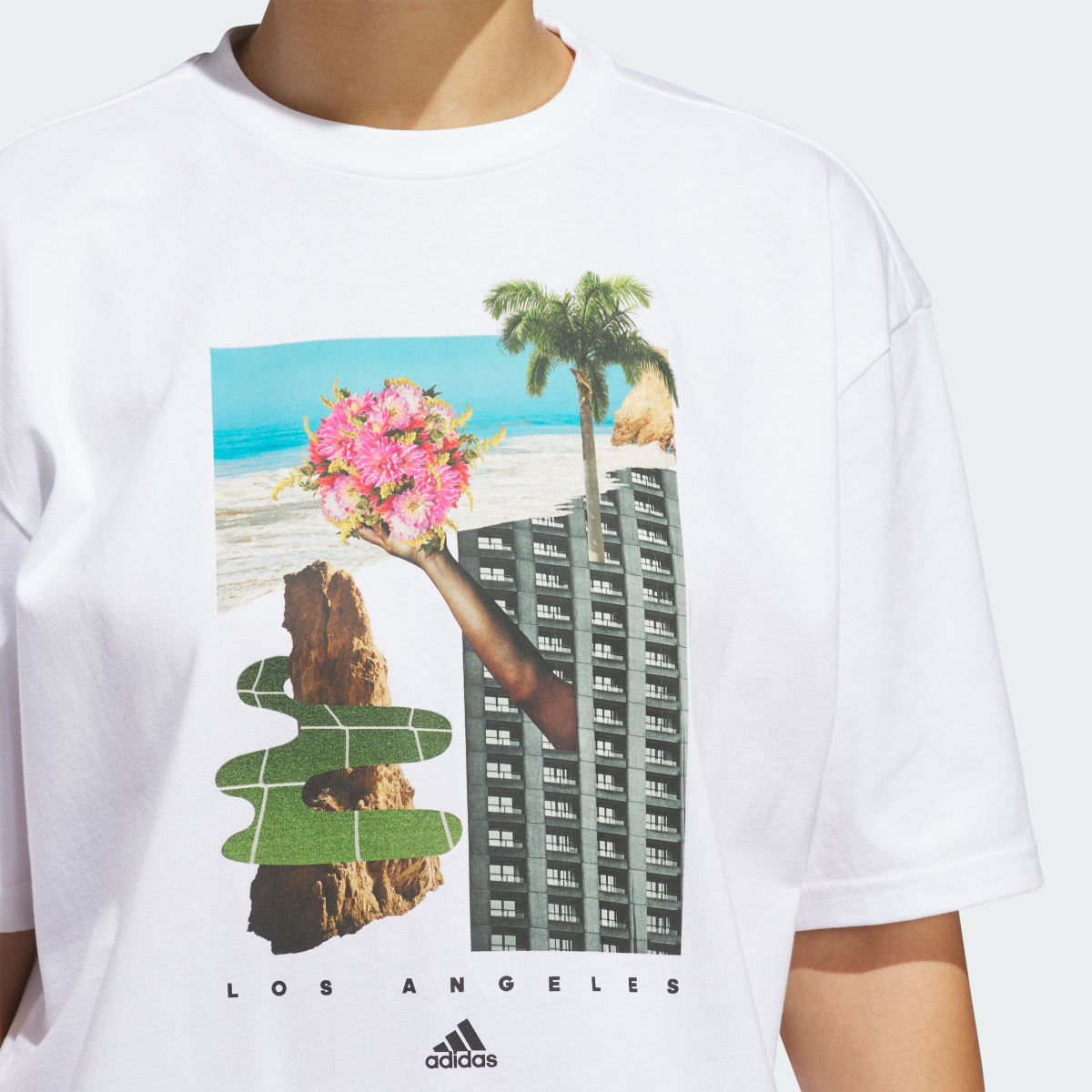 Adidas LA Graphic Tee. 6