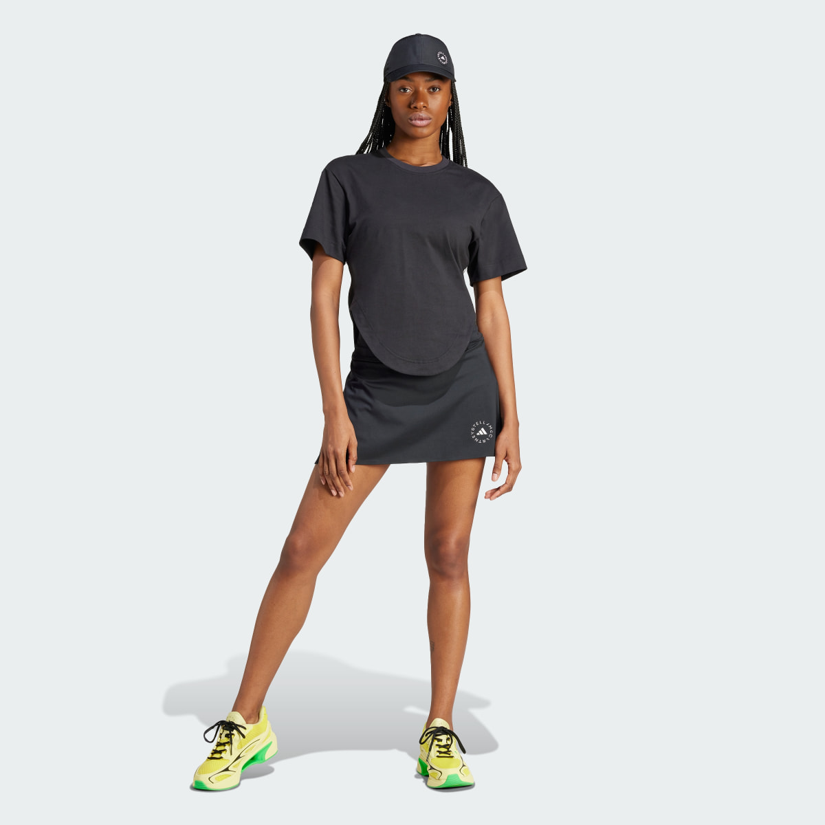 Adidas by Stella McCartney Sportswear Curved Hem T-Shirt. 5