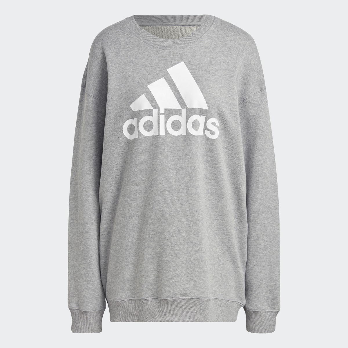 Adidas Sudadera Essentials Logo Extra Grande Tela French Terry Ajuste Holgado. 5