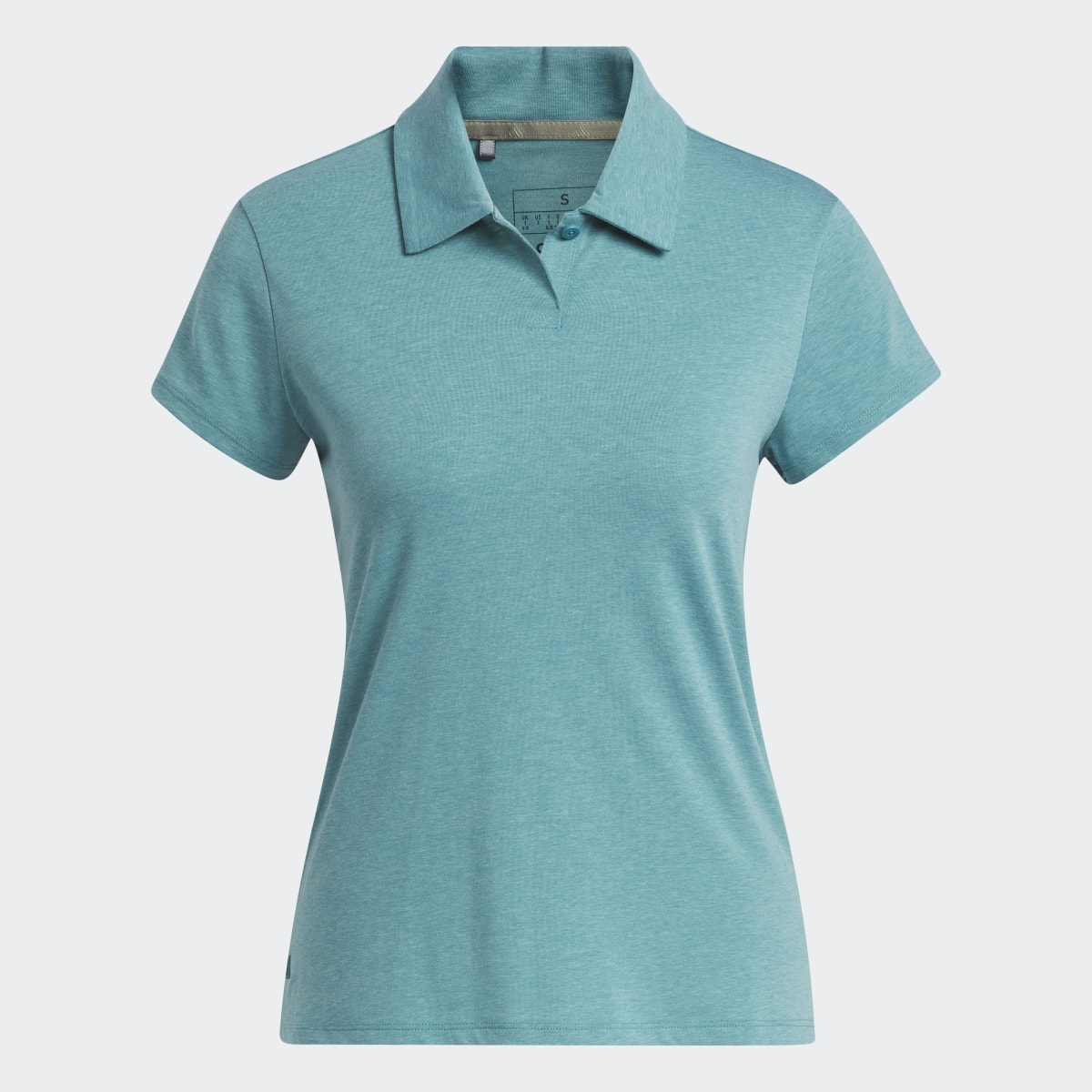 Adidas Go-To Heathered Golf Polo Shirt. 6