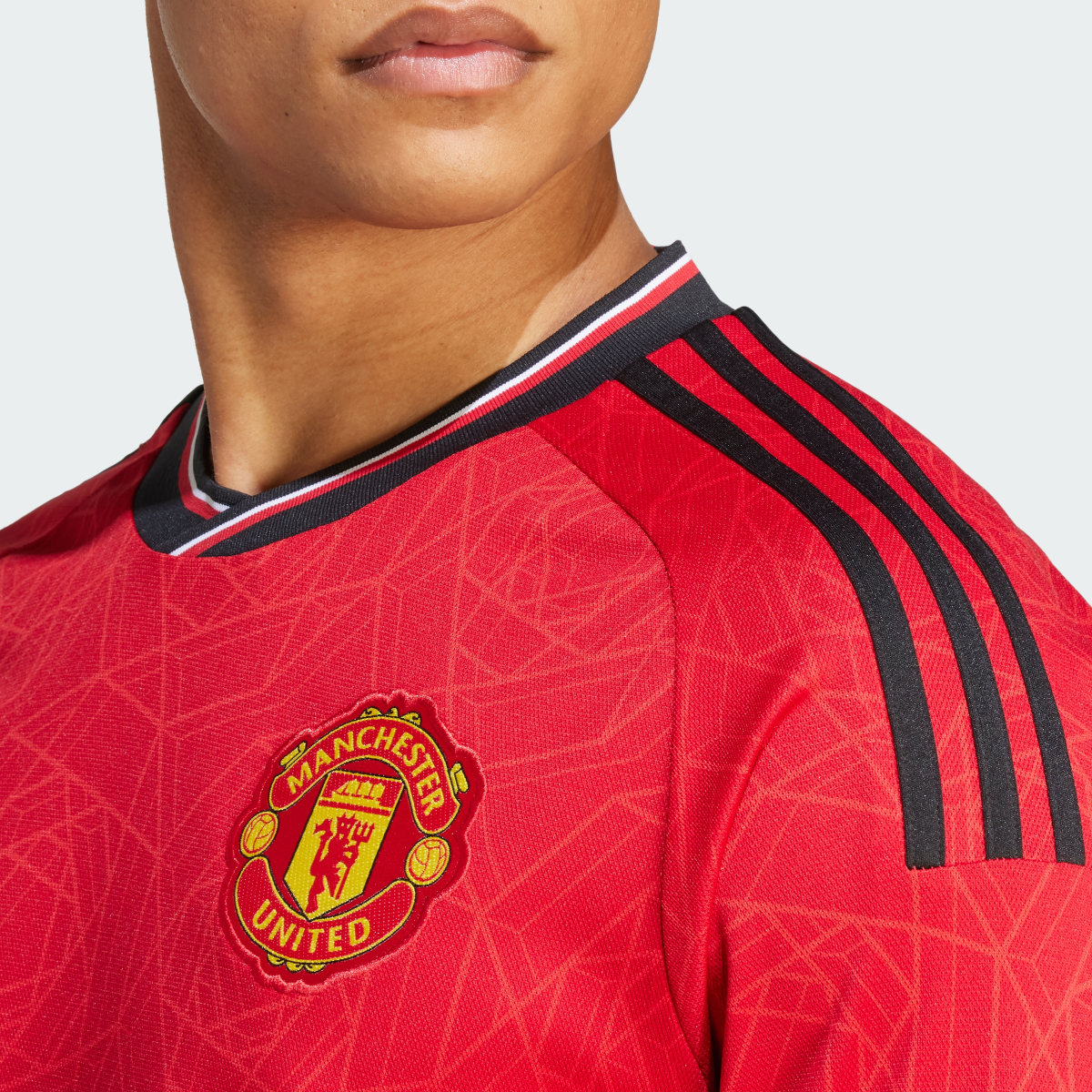 Adidas Manchester United 23/24 Long Sleeve Home Jersey. 7
