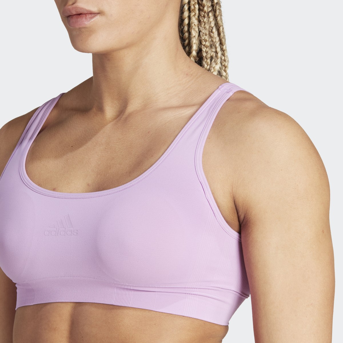 Adidas Active Seamless Micro-Stretch Scoop Lounge Bra. 7