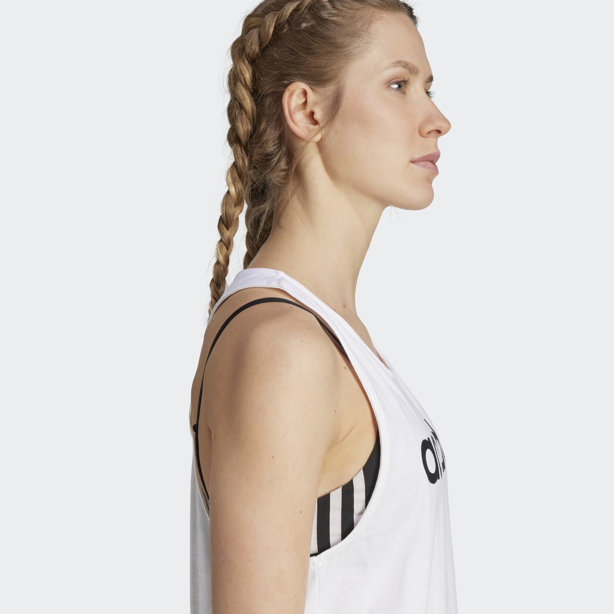 Adidas LOUNGEWEAR Essentials Loose Logo Tank Top. 9