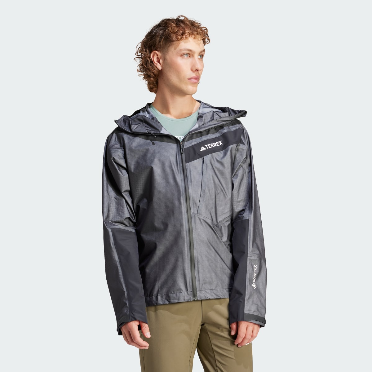 Adidas Chaqueta impermeable Terrex Techrock Light Gore-Tex Active. 4