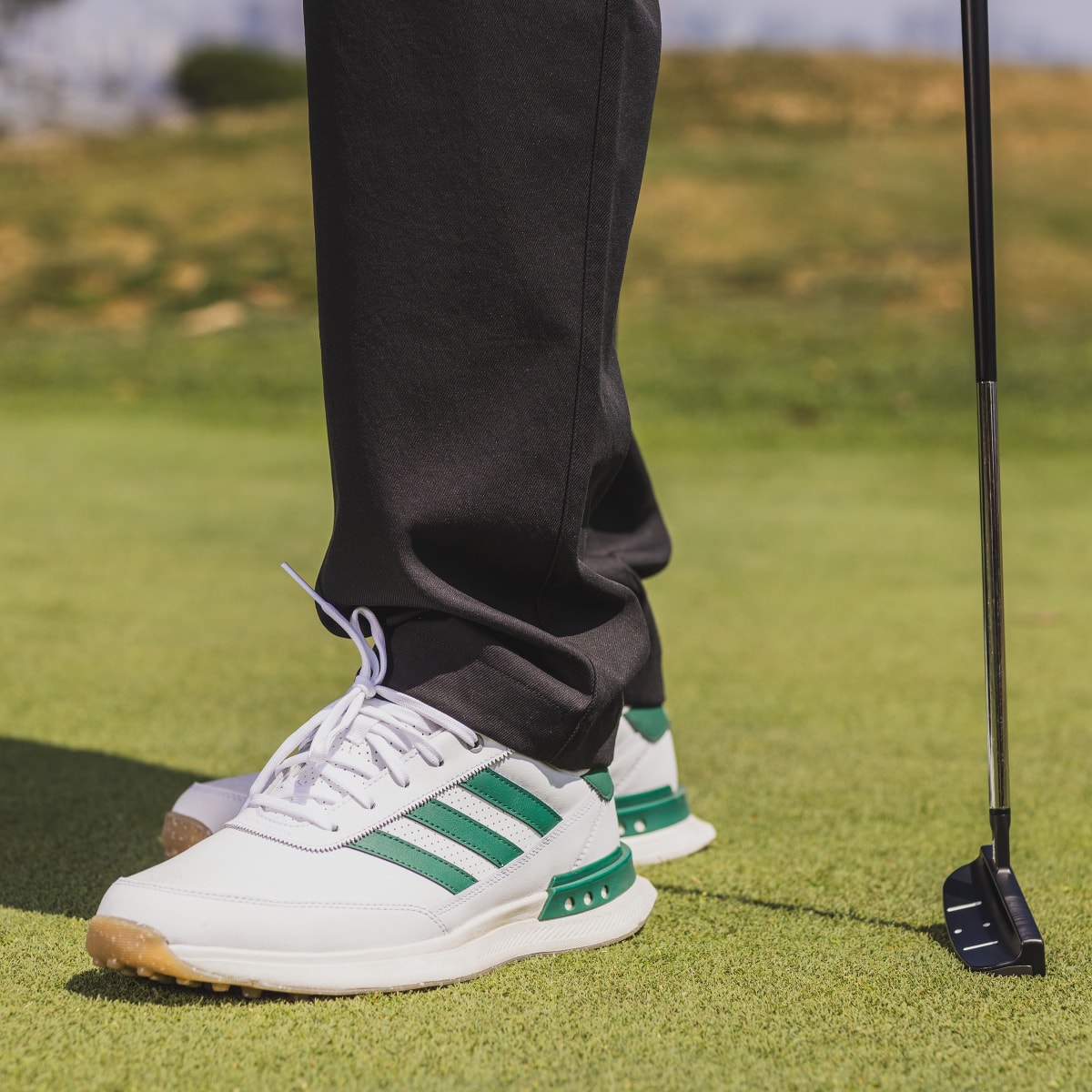 Adidas Sapatilhas de Golfe em Pele Sem Bicos S2G. 5