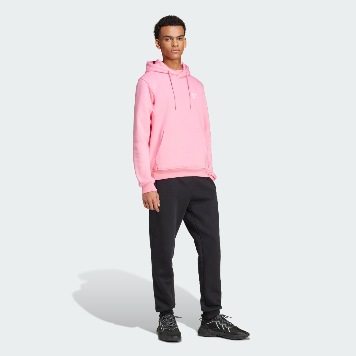 Adidas Sudadera con capucha Pink. 4