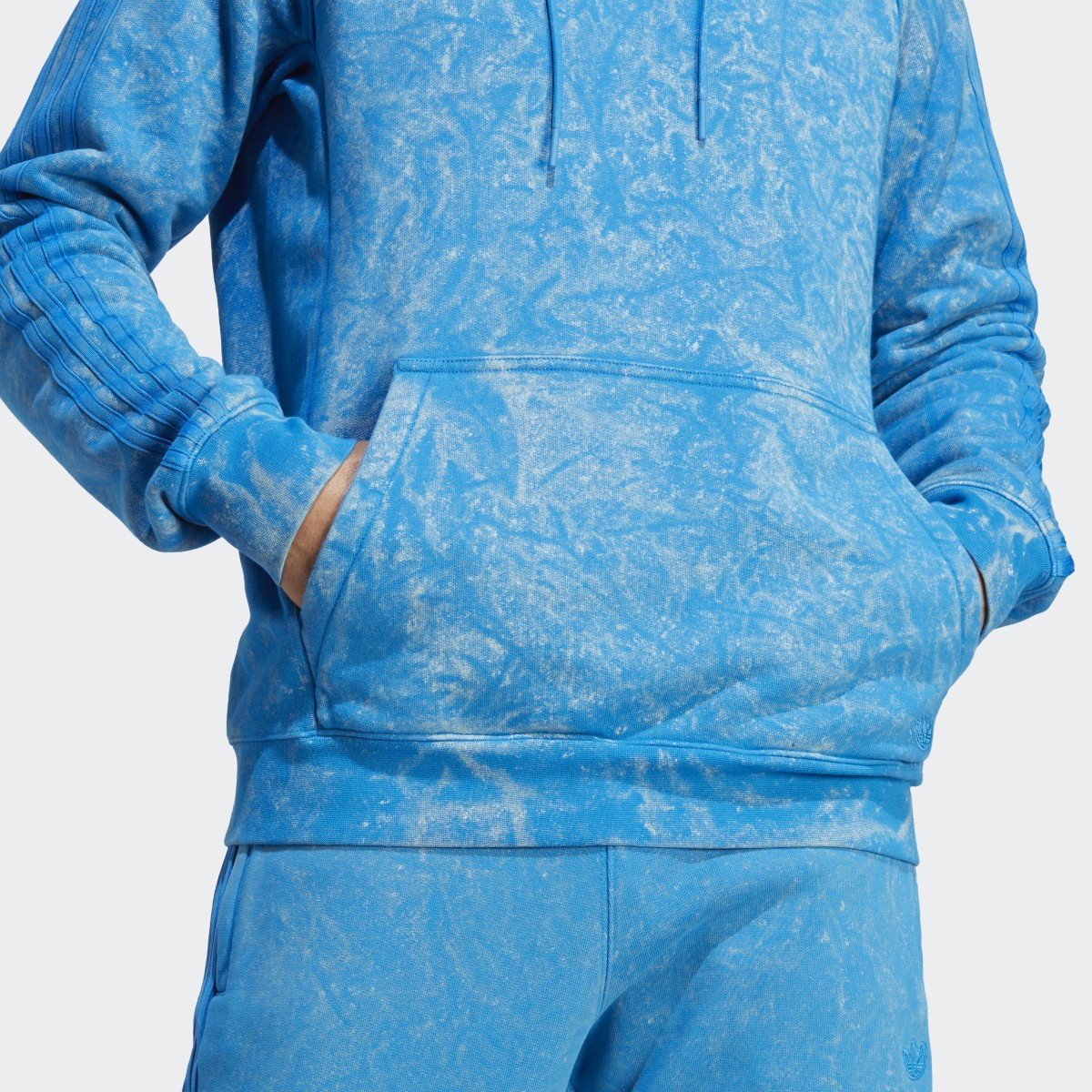 Adidas Camisola com Capuz Desgastada Blue Version. 7