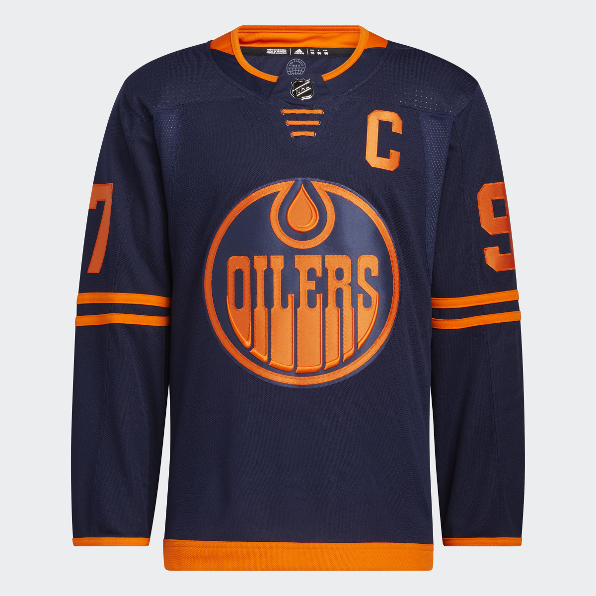 Adidas Oilers McDavid Third Authentic Jersey. 5